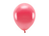 Balony Eco 26cm metalizowane, jasny czerwony (1 op. / 10 szt.)