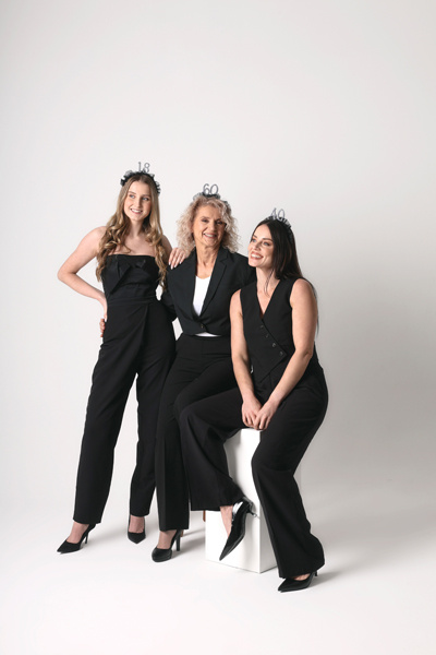 Opaska 40 z falbanką i perełkami - zdjęcie 4