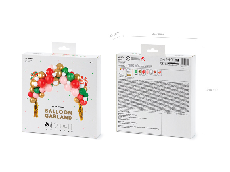 Girlanda balonowa na urodziny dla dzieci