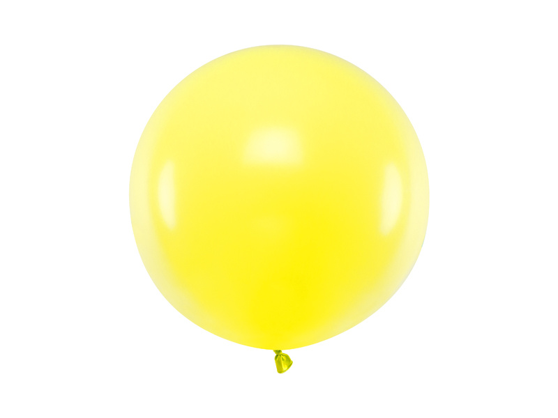 Balon okrągły 60 cm Pastel Lemon Zest - zdjęcie 1