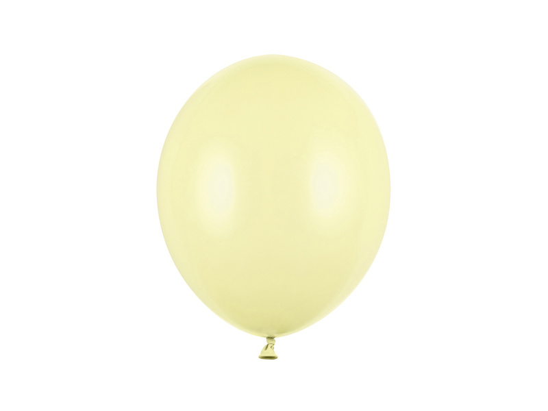 Balony Strong 27cm Pastel Light Yellow – opakowanie 100 sztuk