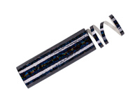 Serpentyny holograficzne, czarny, 3,8 m (1 op. / 18 szt.)