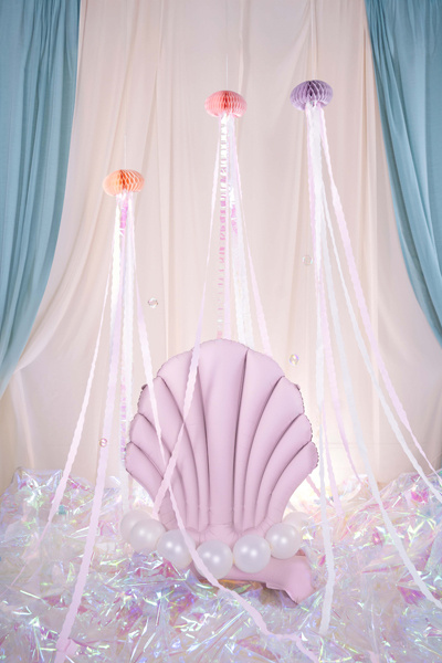 Bibułowe Meduzy - dekoracje do samodzielnego montażu