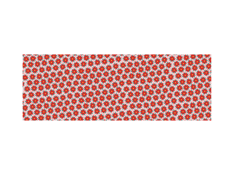 Papier do pakowania Gwiazda Betlejemska 70x200cm - zbliżenie na wzór