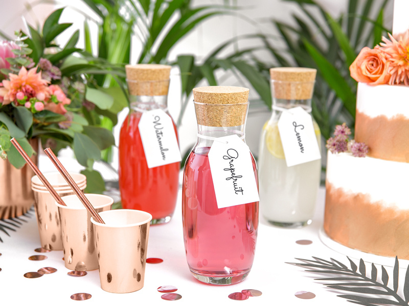 Kubeczki różowe złoto – detale wykończenia