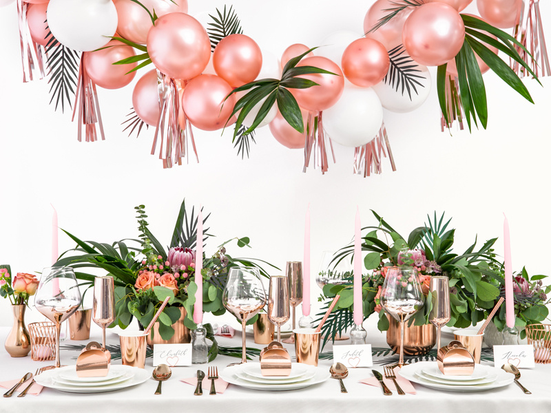Balony Metallic Rose Gold 23cm - zdjęcie produktu 2