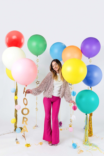 Balon Pastel Lavender Blue 60 cm – dekoracja