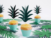 Dekoracje do muffinek Aloha - Ananasy (1 op. / 6 szt.)