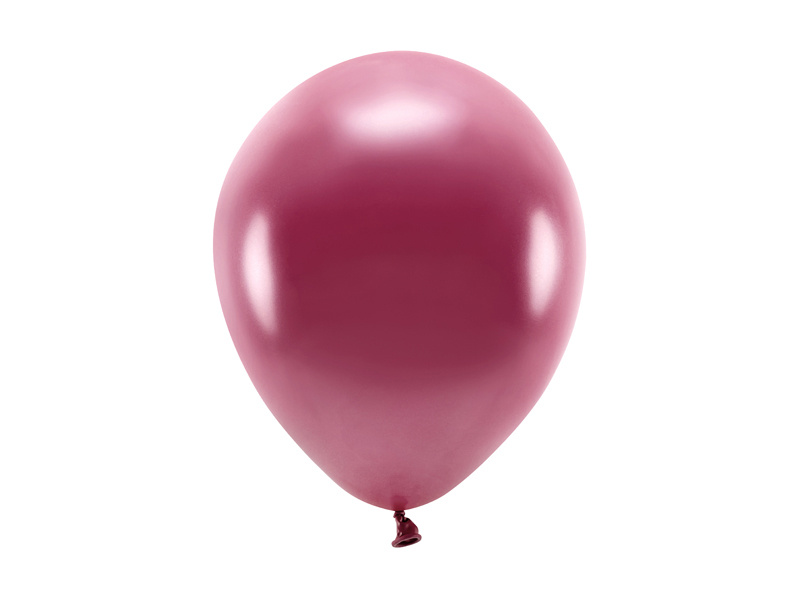 Balony Eco 26cm metalizowane bordo - zdjęcie 1