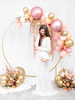 Balon okrągły Glossy 60cm, różowe złoto