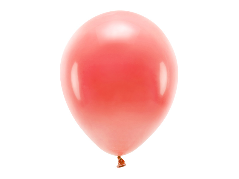 Balony Eco 30cm pastelowe koralowy - opakowanie 10 sztuk