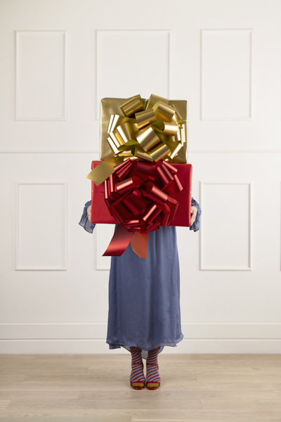 Kokarda dekoracyjna DIY jasny złoty 30 cm – złożona kokarda