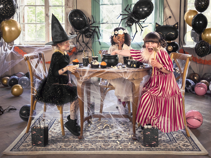 Tatuaże zmywalne BOO! mix - kolorowe motywy halloweenowe