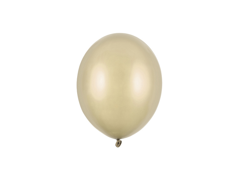 Balony Strong 12 cm Metallic Cold Gold – zdjęcie produktu
