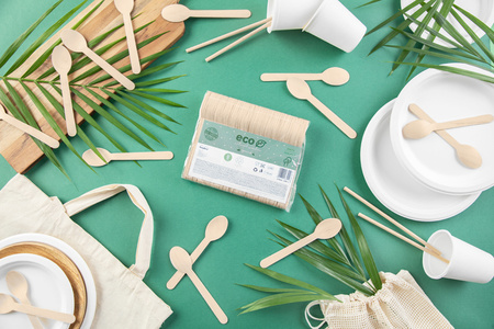 Drewniane łyżki, 16cm (1 op. / 100 szt.)