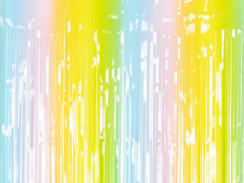 Kurtyna Party mix 100x195cm - montaż na taśmę dwustronną