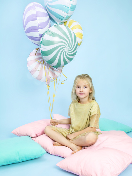 Balon foliowy Cukierek miętowy - ponowne użycie