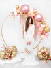 Balon okrągły Glossy 60cm, różowe złoto