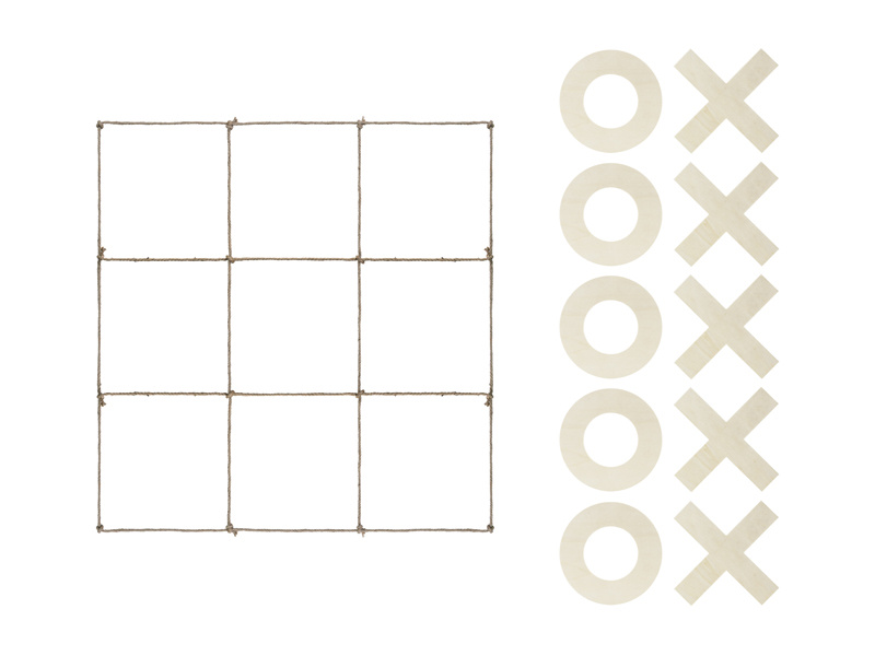 Gra Kółko i Krzyżyk - plansza i elementy