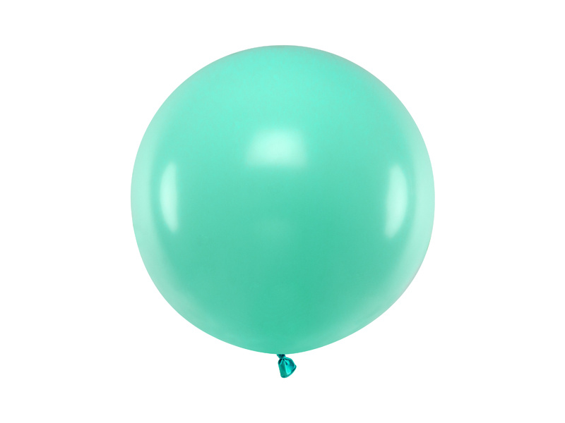 Balon okrągły 60 cm Pastel Aquamarine - zdjęcie 1