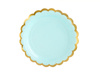 Talerzyki, miętowy, 18 cm (1 op. / 6 szt.)