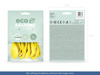 Balony Eco 26cm pastelowe, ciemny żółty (1 op. / 10 szt.)