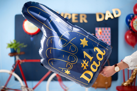 Balon foliowy #1 Dad, 44 x 82 cm, mix