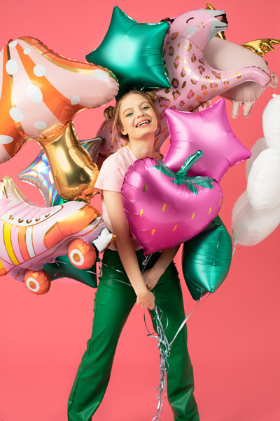Balon foliowy Gwiazdka zielony 48cm - zdjęcie 6