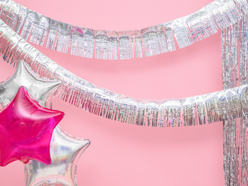 Opalizujący balon foliowy Gwiazdka 48cm - zdjęcie 4