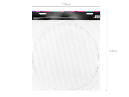 Podkładki papierowe okrągłe, mix (1 op. / 14 szt.)