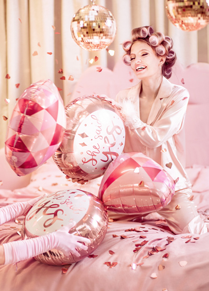 Balon foliowy Pierścionek 41x72 cm mix - zdjęcie 4