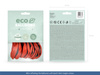 Balony Eco 30cm pastelowe, koralowy (1 op. / 10 szt.)