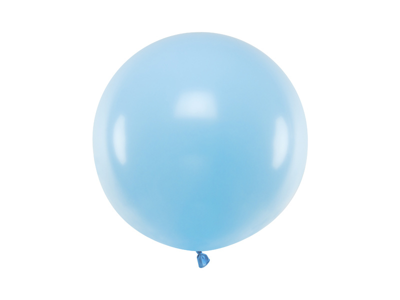Balon okrągły 60 cm Pastel Baby Blue