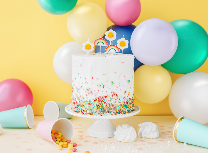Balony Eco 30cm pastelowe, biały – zdjęcie 6