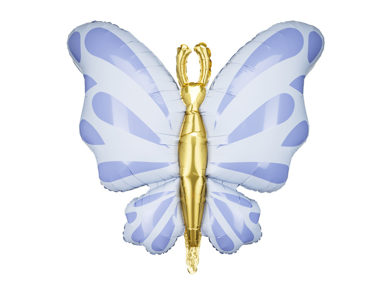 Balon foliowy Motyl błękitny 69x69 cm
