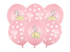 Balony 30cm, Słonik, Pastel Pink Mix (1 op. / 6 szt.)