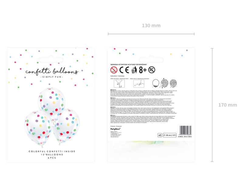 Balony z konfetti - efektowna dekoracja imprezowa