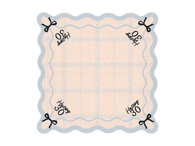 Serwetki Happy 30, 33x33 cm, mix – opakowanie serwetek