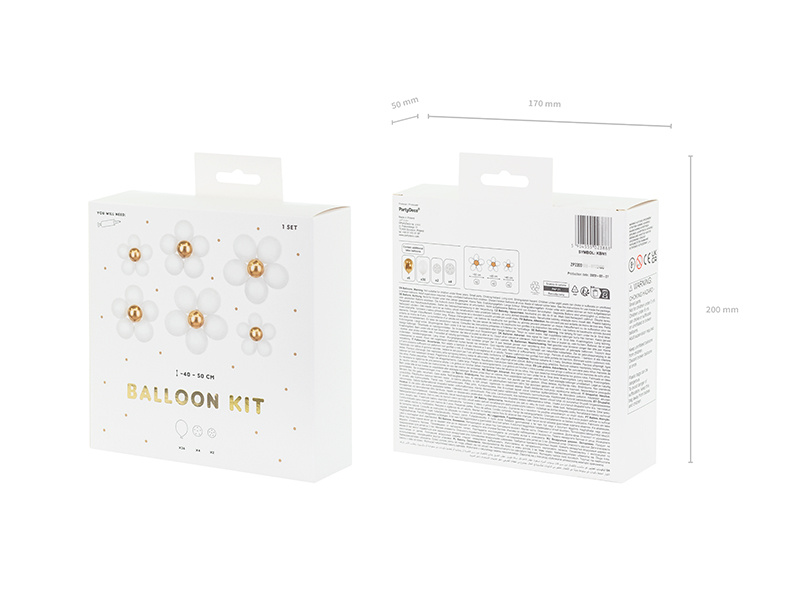 Zestaw balonów Kwiaty – różne rozmiary i łatwość montażu