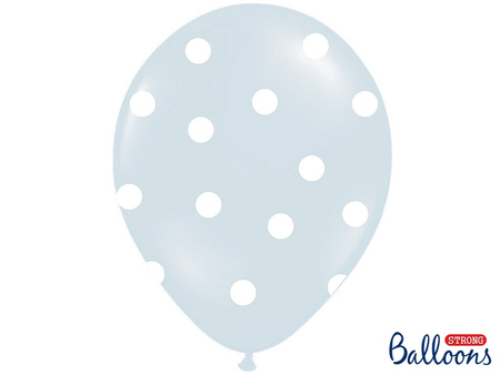 Balony 30cm, Słonik, Pastel Baby Blue Mix (1 op. / 50 szt.)