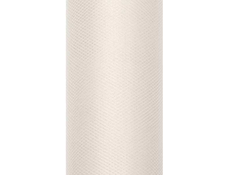 Tiul gładki kremowy 0,15x9m - zdjęcie produktu