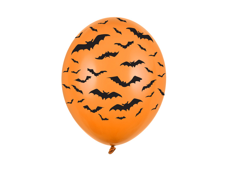 Balony Nietoperze Pastel Mandarin Orange