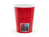 Kubeczki Piraci, czerwony, 220ml (1 op. / 6 szt.)