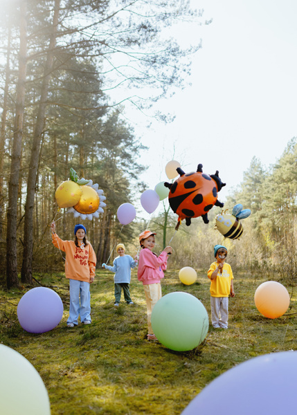Balon foliowy Biedronka – przykłady użycia