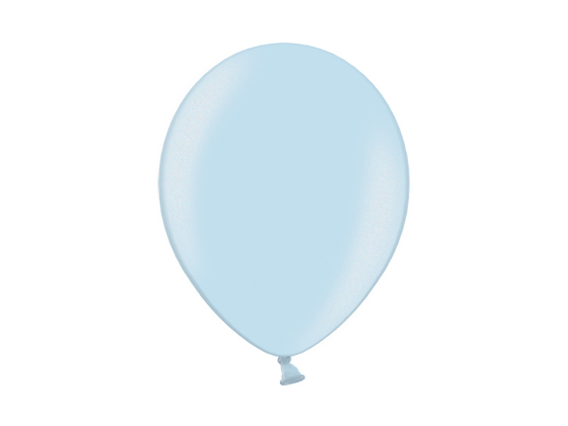 Balony Metallic Light Blue 23cm – opakowanie 100 sztuk