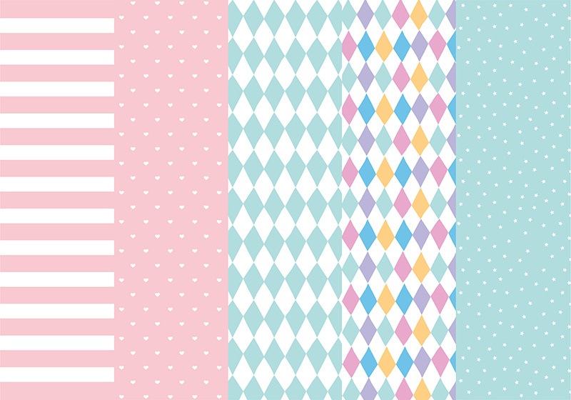 Papier do pakowania mix wzorów 68,5x100cm - opakowanie 50 sztuk