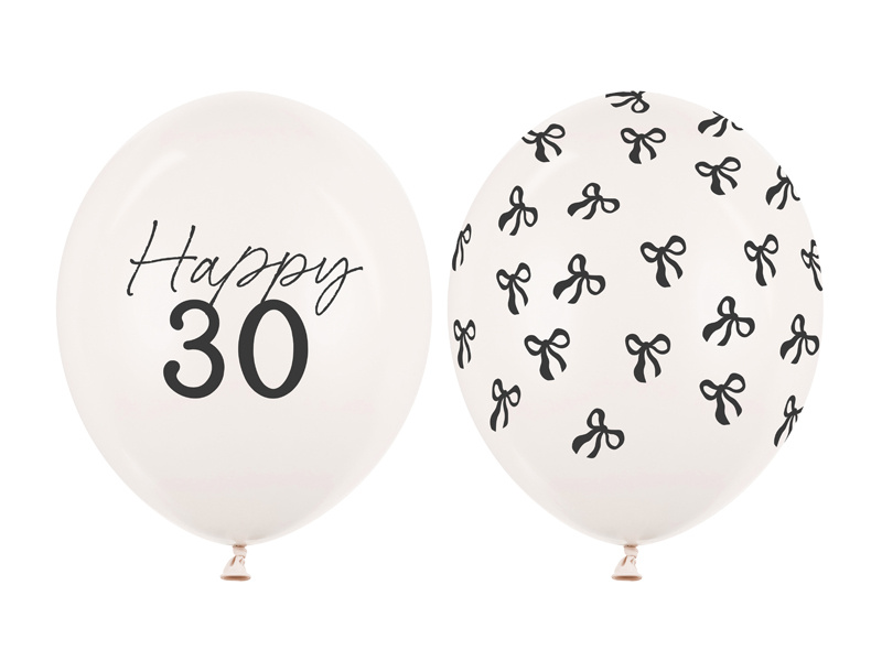 Balony pastelowe Off-white 30 cm – opakowanie 50 sztuk