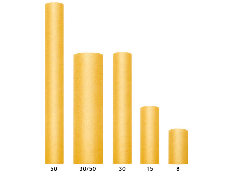 Tiul gładki sztywny żółty – zastosowanie dekoracyjne