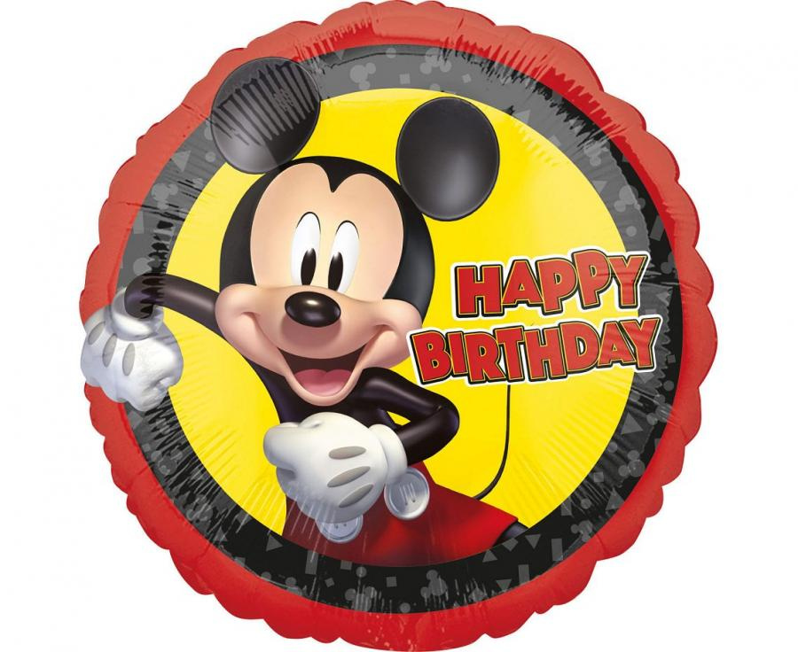Balon foliowy Myszka Mickey Happy Birthday 46cm