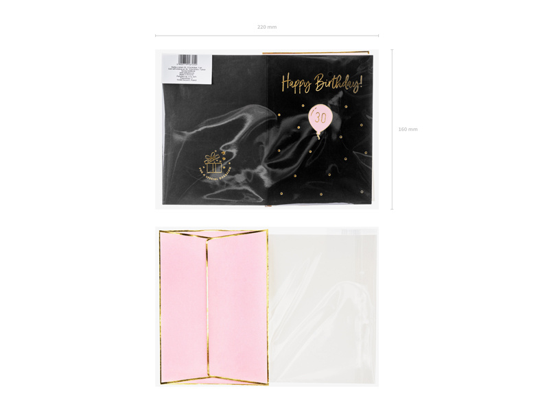 Wymiary kartki i pina